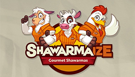 2D LOGO DESIGN FOR SHAWARMAIZE
